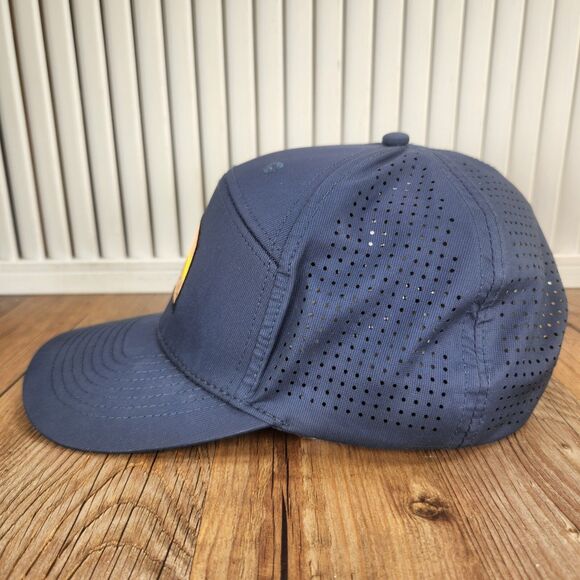 Subaru Gear Colorblock Mountain Snapback Hat Cap Navy Blue Patch Outdoors Hiking - Picture 6 of 11